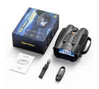 Aramox Gafas de Visión Nocturna, Binoculares Digitales 4K HD, Zoom Digital de 10x, Pantalla IPS de 3 Pulgadas, Almacenamiento de 32 GB, Detección de Movimiento para Acampar, Vida