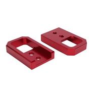 Aramox Ganchos de Remolque Delanteros Anillo de Gancho de Remolque de Automóvil Lado Izquierdo Derecho Rojo Reemplazo de Alta Resistencia para 2024-202