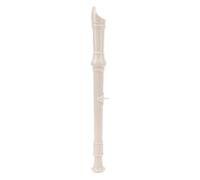 Aramox Grabadora Soprano Desmontable, Flauta Dulce ABS de 8 Orificios con Varilla de Limpieza y Bolsa de Estuche, Fácil Montaje, Manual en Inglés, para Principiantes, Niños, Adultos, Escuela, (WHITE)