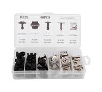 Aramox - Grapa para cacerola de motor, 60Pcs Kit de hardware para pasador de tuerca de protección de motor de coche