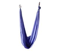 Aramox Hamaca de Yoga, Juego de Columpio Aéreo de Yoga de Tela de Nailon para Ejercicios Aéreos con de Espuma Gruesa, Ajustable, Soporta 200 Kg (PURPLE)