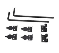 Aramox Hardware de Bloqueo de Varilla de Caída de Pestillo de Tierra de Puerta de Acero Duradero para Cerca de Madera, Tornillo de Caída de Puerta Segura/tapón de Sujeción para Mayor Seguridad