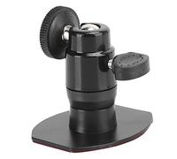 Aramox HD 052 Soporte para Automóvil Aleación de Aluminio Cinta Adhesiva de Doble Cara Soporte para Grabadora de Automóvil Rosca de 1,4 Pulgadas Rotación de 14 a 230 Grados F Ajustable para Uso en