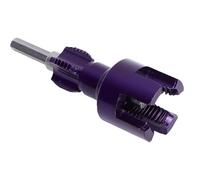 Aramox Herramienta para Roscar Tuberías, Cortador de Tuberías Interno y Externo Duradero de Acero de Aleación 40Cr, G1/2 y G3/4 para Taladro Eléctrico, Ideal para Tareas de Plomería