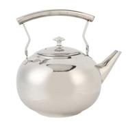 Aramox Hervidor de té de Acero Inoxidable con Silbato y Diseño de Tapa Segura para la Tetera del Hogar, Caldera para Estufa de Gas, Acero Inoxidable (2.0L/2000ml)