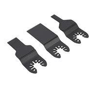 Aramox Hojas de Sierra Oscilantes Multiherramienta Juego de 3 Piezas Cuchillas Oscilantes Universales de Acero con Alto Contenido de Carbono 10 Mm 20 Mm 34 para Cortar Madera Metal Plástico Uso de