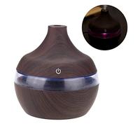 Aramox Humidificador USB, Luz Nocturna LED Colorida, Capacidad de 300 Ml, Ideal para el Hogar y la Oficina