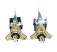 Aramox Husillo de Dirección del Cubo de la Rueda Delantera, Brida del Cojinete del Cubo de 3 Pernos de Aleación de Acero, Espacio entre Orificios de Montaje de 78 Mm, Reemplazo de la Rueda Delantera