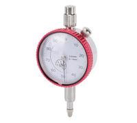 Aramox Indicador de Cuadrante, Acero Inoxidable, Rango de 0-5 Mm, Resolución de 0,01 Mm, Calibrador de Medición Industrial con Diseño Antichoque, Puntero Bloqueable