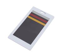 Aramox Inteligente de Identificación de Papel Electrónico ABS Pantalla Editable NFC de 3,7 Pulgadas con ángulo de Visión Amplio Pantalla de 3 Colores y Soporte de Código de Barras QR para Empleados