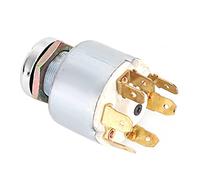 Aramox Interruptor de Encendido de 12 V, Pasadores Bloqueo Control Vibración para Motocicleta, Enganche Rápido con Material Premium, Beneficio Reemplazo Directo, 4 Posición, Viene con 2 Claves, Se