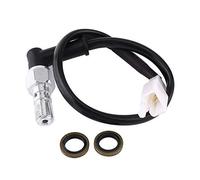 Aramox Interruptor de freno hidráulico de motocicleta, interruptor de luz parada hidráulico, interruptor de luz trasera universal para motocicleta, scooter, ciclomotor, Dirt Pit Bike, ATV, M10 x 1,25