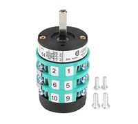 Aramox Interruptor de motor mecánico Interruptor cambiador de neumáticos 220V/380V Interruptor delantero y trasero (a)