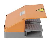 Aramox Interruptor de Pedal de Pie de la Berma con Escudo de Gran Tamaño, Aplicaciones Anchas, Pintura Anticorrosión, Satisfacer las Demandas, Tipo de Artículo para el Kit de Clamp/Holder de Fuente