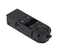 Aramox Interruptor de ventana Soporte de puerta h gtc, botón de interruptor de control de ventana principal de alimentación eléctrica para 05-10 13228706 ABS