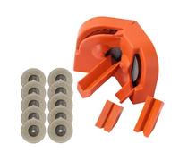 Aramox Juego de Afilador de Brocas, Material ABS, Afila Brocas en 5 Segundos, Versátil para Madera y Metal, Compatible con Tamaños de Taladro de 2-16 Mm (ORANGE)