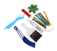 Aramox Juego de Alisador de Peine de Aleta AC, Acero Inoxidable, Kit de Cepillo Limpiador de Bobina Eficiente para Mantenimiento de HVAC y Reparación de Aire Acondicionado