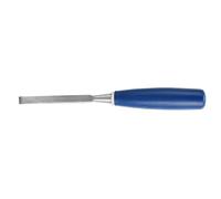 Aramox Juego de Cinceles para Madera, 2 Piezas de Cincel para Carpintería de Acero 45 con Azul ABS, Pasante de una Pieza, Borde Rectificado para Cincel Plano y Ranurado para Carpintería (3/8")