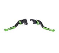Aramox Juego de Palanca de Freno de Embrague de Motocicleta - Palanca de Manillar Plegable de Aleación de Aluminio Ajustable de 6 Velocidades para 250 Z250 2013-2021