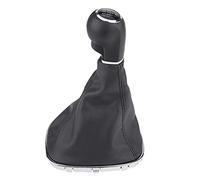 Aramox - Juego de polainas de pomo de cambio de 6 velocidades, cuero PU + pomo de cambio de engranaje de plástico, palanca, cubierta de bota para Corsa D OE: 009140093/19276456