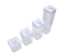 Aramox Juego de Tarros Sellados de 14 Piezas Caja de Almacenamiento de Alimentos de PP y PS con Tapas Contenedor de Granos Rectangular Apilable de 0,5 L a 1,9 L para Harina, Arroz, Azúcar,