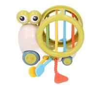 Aramox Juguete de Cuerda para Tirar Clasificador de Formas, Juguete Educativo Colorido de Silicona para Niños Pequeños, Desarrollo Temprano del Intelecto, Entrenamiento de Habilidades con los Dedos