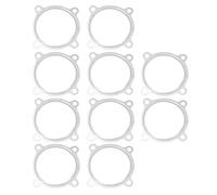 Aramox Junta de Tubo de Bajada Turbo, Material de Acero Inoxidable, Diseño de 4 Pernos, Tamaño de 3 Pulgadas para Motores T3 T2 T4 T6