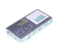 Aramox Junta tórica de Aire Acondicionado para automóvil, 18 tamaños, 270 Piezas, Herramientas de Junta tórica Verde de Repuesto para Aire Acondicionado de camión