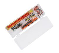 Aramox Kit de Alambre de Puente de Panadera, Cable de Puta de Tablero, Cable de Placa, Traje Que Salta Entre Encabezados, Varias Longitudes y Colores, Caja de Almacenamiento Transparente