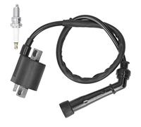 Aramox Kit de bobina de encendido + bujía, cables de bobina de encendido de bujía, accesorio de repuesto para vehículo, apto para Grizzly 660 / 660R