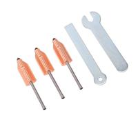 Aramox Kit de Boquillas Desmontables para Impresora 3D, Acero Endurecido Bimetálico, Resistencia a Altas Temperaturas, Compatible con Impresoras 3D, Tamaños de 0,25 Mm, 0,4 Mm y 0,6