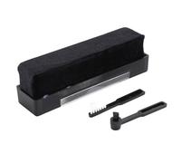 Aramox Kit de Cepillo de Limpieza de Registros, Superficie de Terciopelo para Eliminar el Polvo Suave, Prolonga la Vida útil de los Discos y el Lápiz óptico, Compacto para los Entusiastas de la Música