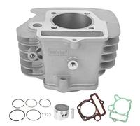 Aramox Kit De Cilindro del Motor 56mm/222in Juego De Pistón Y Junta Compatible con YX Moto De 1P56FMJ Pieza De Reemplazo Duradera Y Resistente