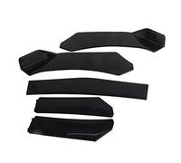 Aramox Kit de Cuerpo de Labio de Parachoques Delantero, 5 Piezas Kit de Cuerpo de Labio de Parachoques Delantero Universal Splitter Lip Spoiler Difusor Canard Protector para Coche