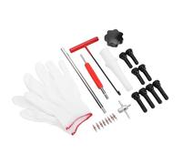 Aramox Kit de Herramientas de Rápido de Válvula de Neumático, Construcción de Acero, Reemplazo Rápido del Vástago de Válvula para Automóviles, Camiones, Motocicletas, Vehículos Todo Terreno