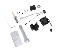 Aramox Kit de Hotend de Impresora 3D, Kit de Extremo de Aleación de Aleación de Aluminio con Boquilla de 0.4 Mm y Ventilador de Enfriamiento para Impresoras 3D de Laboratorio P1 P1