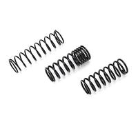 Aramox - Kit de Muelles de Pedal de Actualización de 3 Piezas, Metal Negro, Pedal de Freno de Alta Resistencia, Muelle de Acelerador, Muelle de Embrague, Muelle de Pedal para