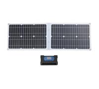 Aramox Kit de Panel Solar Monocristalino Plegable con Controlador para Acampar, Panel de Cargador Solar de 40 W para Senderismo