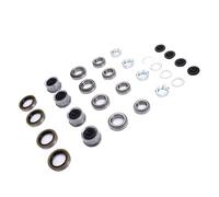Aramox Kit de Rodamientos de Eje para Remolque de Barco, 4 Juegos de Rodamientos de Cubo de Rueda de 3500 Lb con Sellos de Grasa de Doble Labio para Ejes de Lubricante EZ de 84 Husillos, Juego