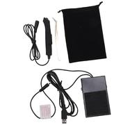 Aramox Lámpara de Pestañas de 5 W, Luz Ultravioleta con Control de Pedal, Tamaño de Punto Ajustable para Extensiones de Pestañas y Tecnología de Uñas