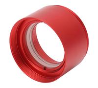 Aramox Lente Objetivo de Microscopio Lente Auxiliar 0.5X con Rosca de 48 Mm Bloqueo de Luz Azul Alta Transmitancia para Investigación Biológica Educación e Inspección Industrial (Rojo)