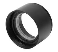 Aramox Lente Objetivo de Microscopio Lente Auxiliar 0.5X con Rosca de 48 Mm Bloqueo de Luz Azul Alta Transmitancia para Investigación Biológica Educación e Inspección Industrial (Black)