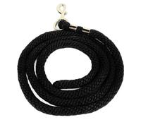 Aramox Línea de Pulmón Web de Caballos con Snap para Entrenamiento, Cuerda de 6.6 Pies de Espesor, Adecuado para Caminar y Controlar, Material Premium para su Uso (Black)