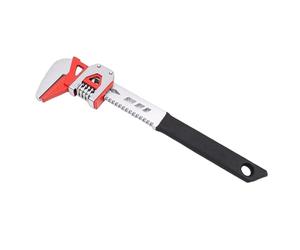 Aramox Llave Ajustable Tipo F de 12 Pulgadas, Apertura Grande de 0-75 Mm/0-2.95 Pulgadas, ángulo Recto, para Mantenimiento de Maquinaria de Tuberías y Reparaciones domésticas.