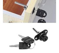 Aramox Lock de Gabinete de 2 PCS, Soluciones de Seguridad de Aleación de Zinc para Cajones, Archivadores y Armarios, Instalación Estable con 2 Claves para Uso en el Hogar y la Oficina (#1)