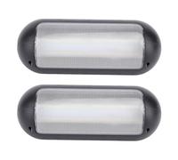 Aramox Luces De Paso Solares con Clasificación IP44, Lámparas Decorativas LED De Doble Color Blanco Cálido, 2 uds. De Luces Solares para Cubierta para Mesa De Pared Al Aire Libre