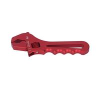 Aramox Luendas Ajustables para Adaptadores de Ajuste de Manguera Material de Aluminio de Luz Final para Habitaciones Apretadas Función (rojo)
