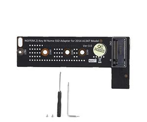 Aramox M.2 NGFF MKEY NVME SSD Convertidor Adaptador Adaptador Módulo Convertir Tarjeta Adaptadora para OS Mini A 1347 Modelo 2014, SSD A una Tarjeta Adaptadora 1347