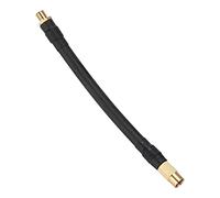 Aramox - Manguera de Extensión para Inflador de Neumáticos de 6,3 Pulgadas, Tubo de Bomba de Aire, Abrazadera de Válvula Portátil y Conectores de Latón Aptos para Inflador