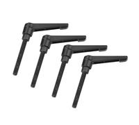 Aramox Manija Ajustable de Aleación de Zinc de 4 Piezas, Perilla Mecánica de Diseño que Ahorra Espacio para Equipos de Embalaje y Soldadura (Longitud del tornillo 40MM)